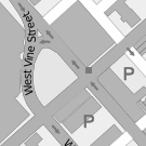 Small image of downtown Lexington map